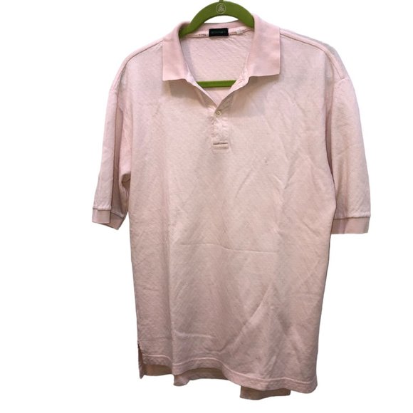 Bottega Veneta vintage pink cotton POLO shirt Made in Italy L 💯 authent… - Picture 1 of 4